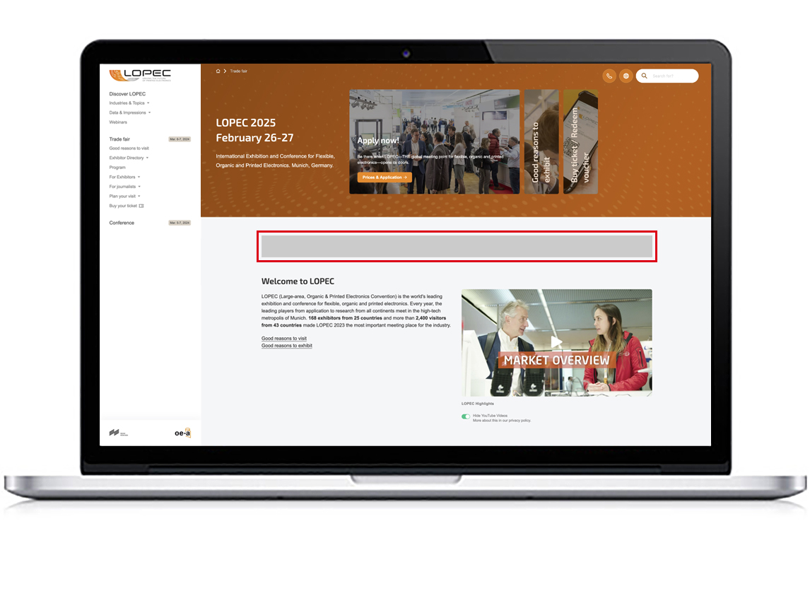 Landing-Page Banner Top